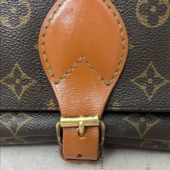 Louis Vuitton crossbody Cartouchière   1989 beautiful condition painted vachetta - Picture 7 of 16